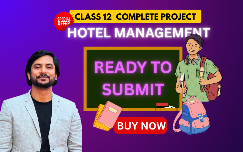 Class 12 CS Ready to Submit Hotel Management Project